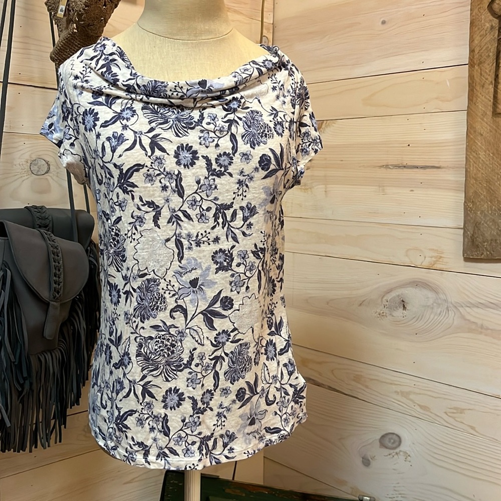 Rachel Zoe linen knit top